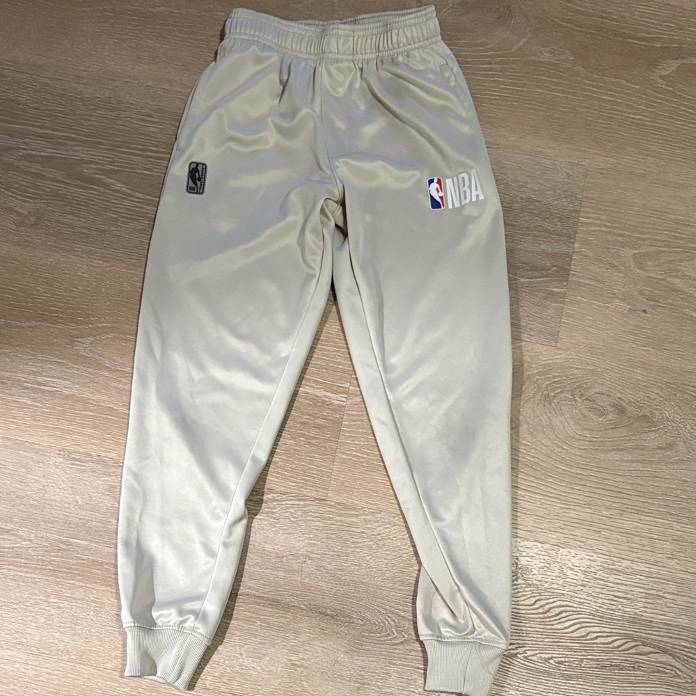 NBA Kids Light Cream Jogger Sweatpants